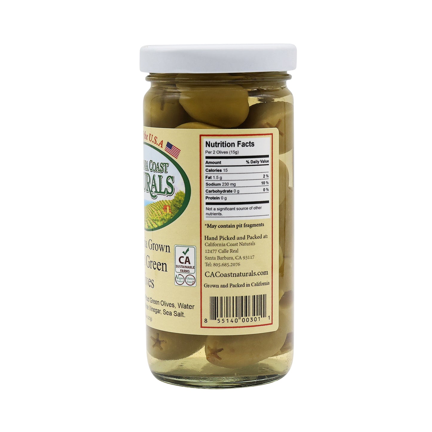 Pitted Green Olives