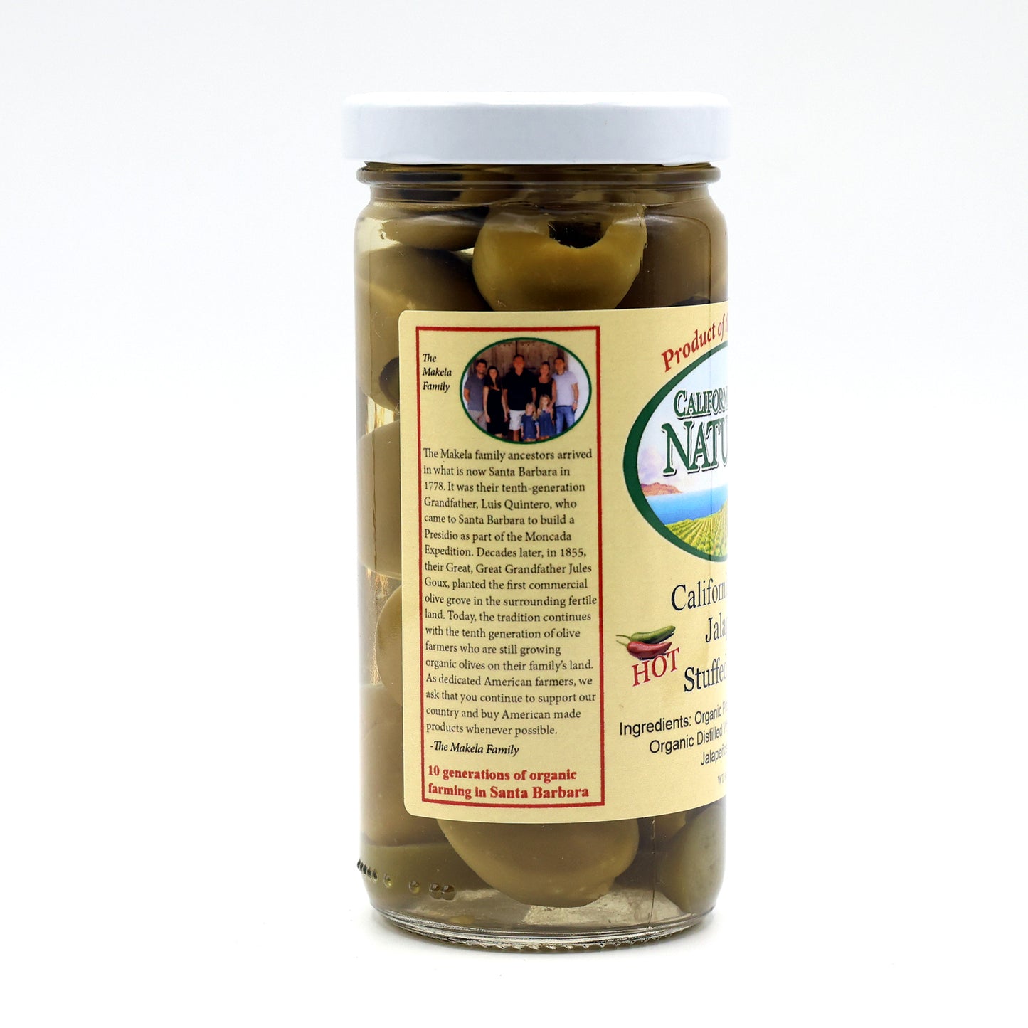 CA Grown Jalapeno Stuffed Olives
