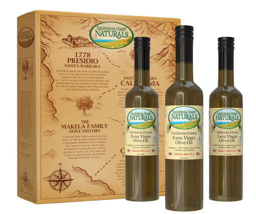 Extra Virgin Olive Oil Limited Estate Collection. Contains 3x 500ml EVOO