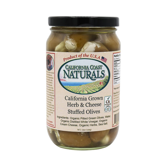 CA Grown Herb & Cheese Stuffed Olives