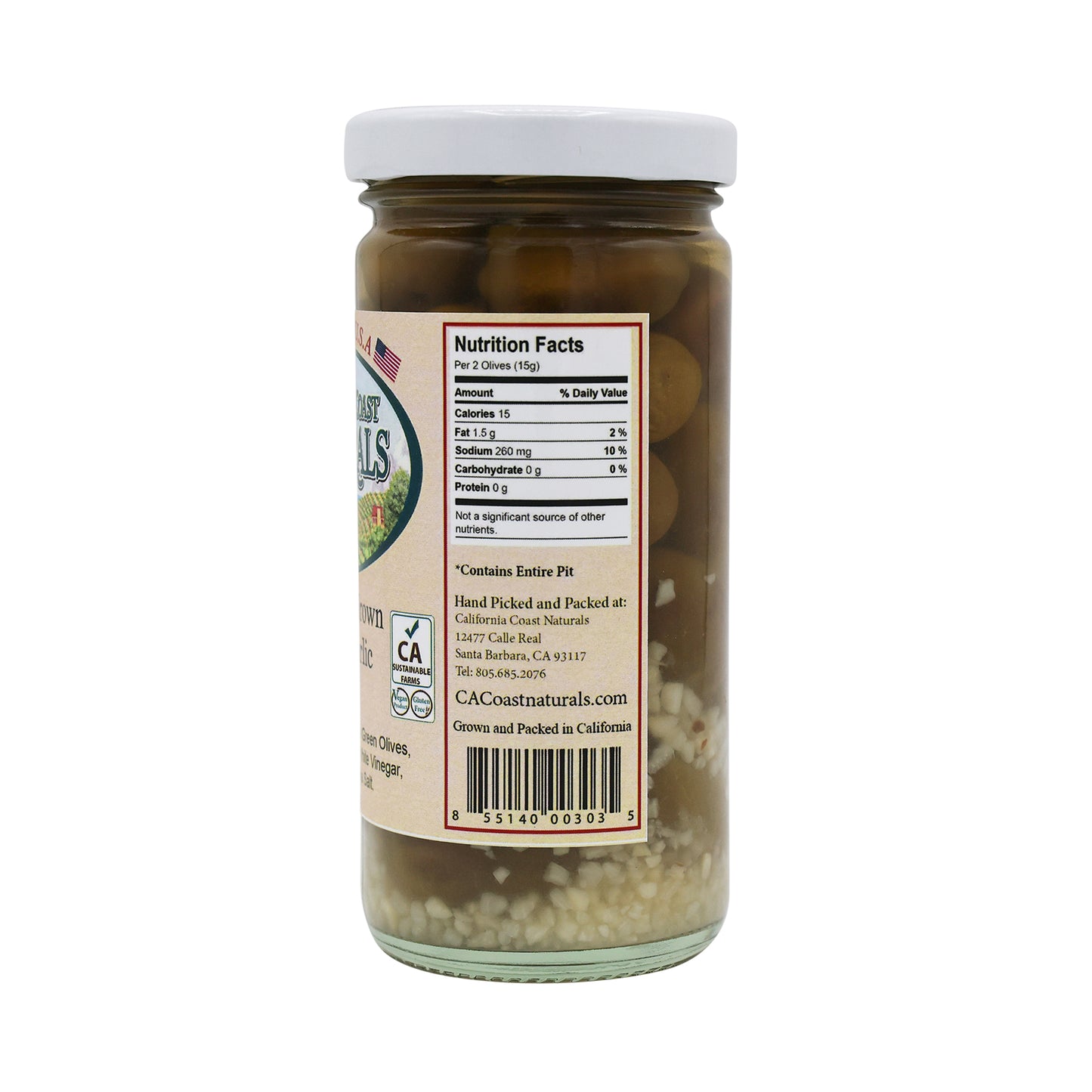 Whole Garlic Olives