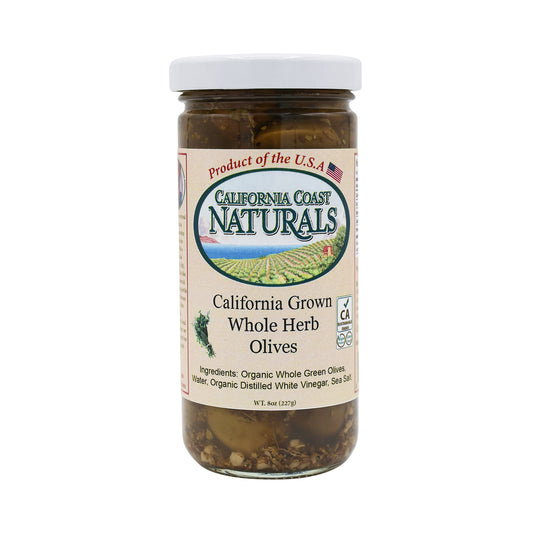 CA Grown Whole Herb Olives