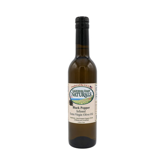 CA Grown Black Pepper Infused Olive Oil