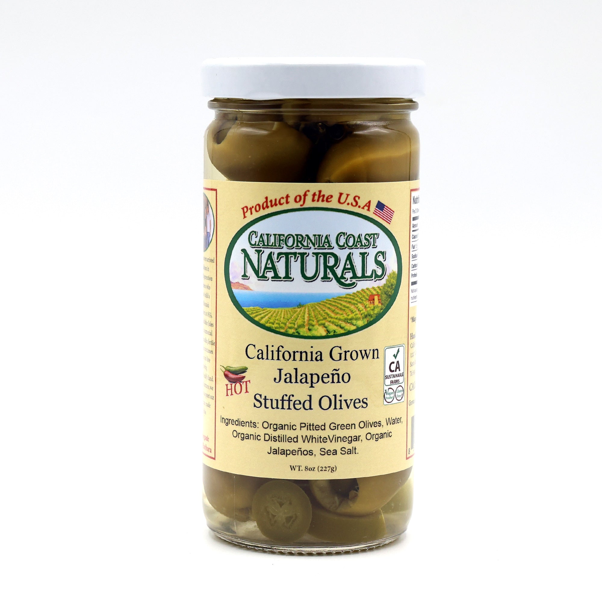 CA Grown Jalapeno Stuffed Olives
