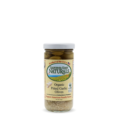 Pitted Garlic Olives