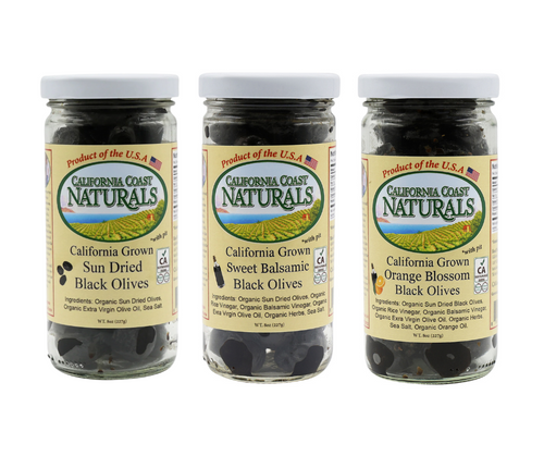 Sun Dried Black 3 Pack (Sun Dried, Sweet Balsamic, Orange Blossom)